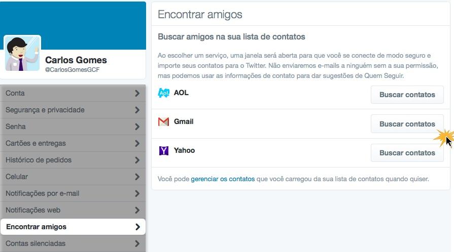 Como importar uma conta do Yahoo Mail para o Gmail