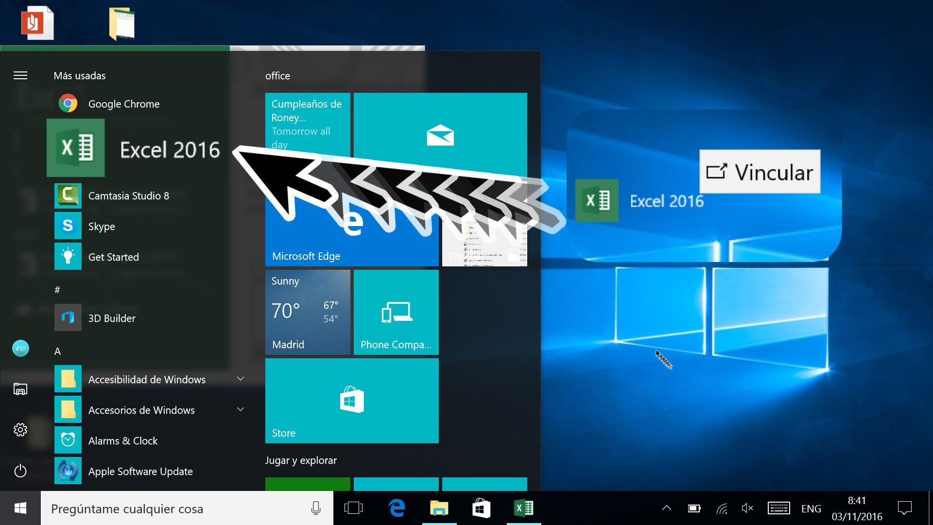 Cómo usar Windows 10?: funciona el escritorio de Windows