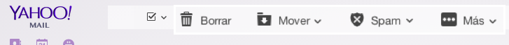 Herramientas de administración de mensajes en Yahoo!
