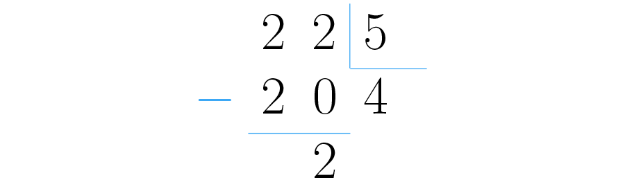 Se divide el numerador entre el denominador.