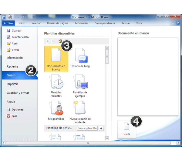 Como Crear Documentos En Word Image To U 4024