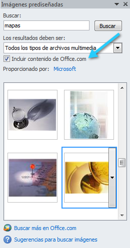 Microsoft Word 2010: Las imágenes prediseñadas