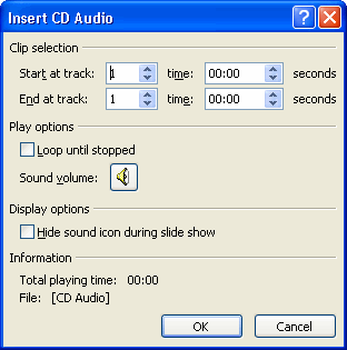 Insertar CD de audio
