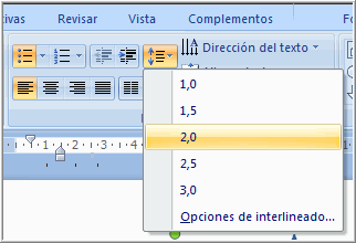 Resultado de imagen para interlineado