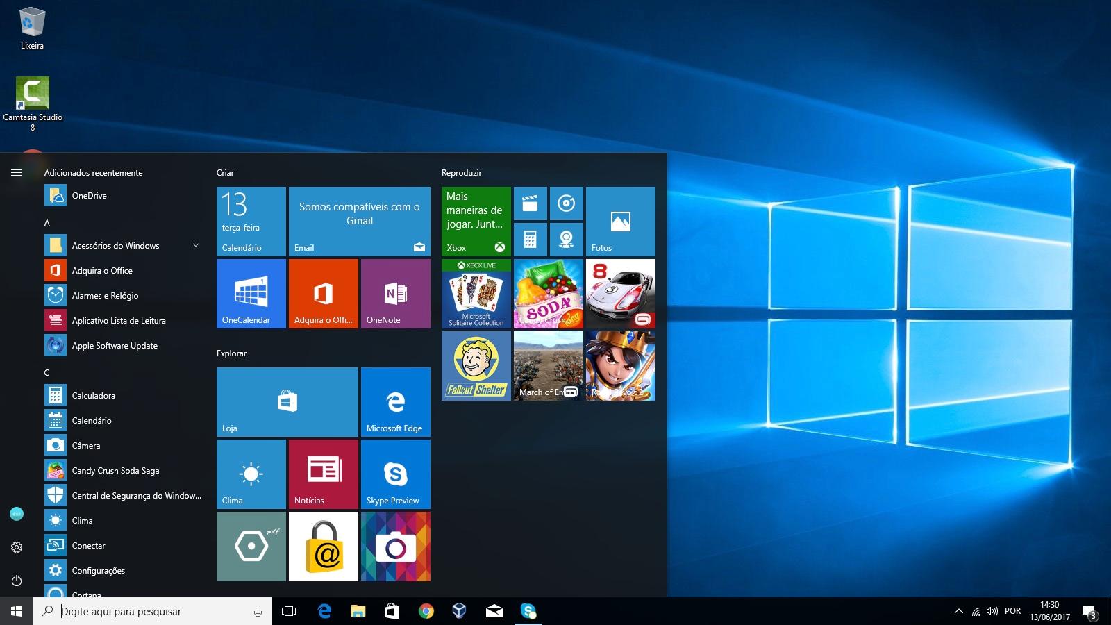No Windows 10 o tradicional menu Iniciar voltou.