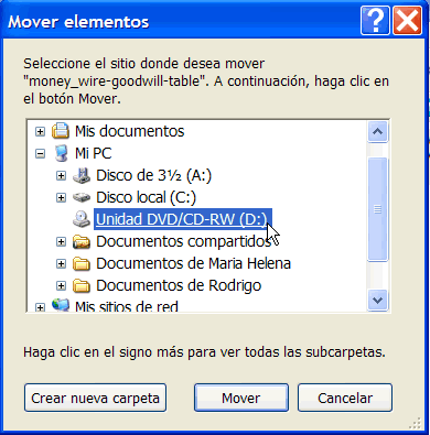 Hervir Suplemento Vagabundo Windows XP: Copiar y mover archivos y carpetas