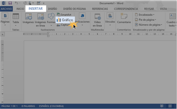 Word 13 Como Insertar Un Grafico En Word 13