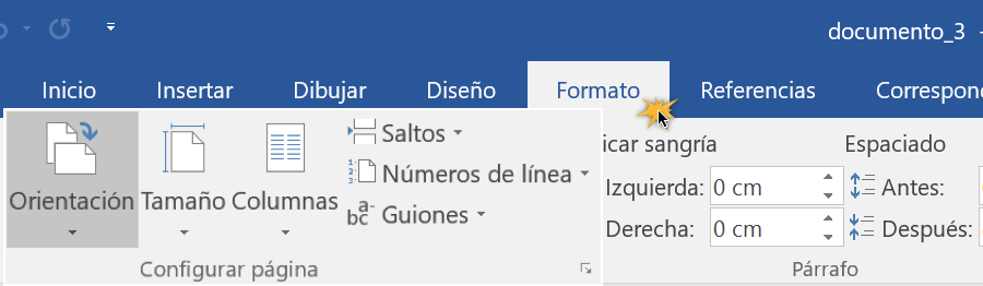 Resultado de imagen para FORMATO de word 2016